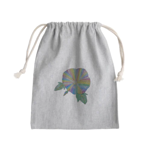 虹色の朝顔 Mini Drawstring Bag