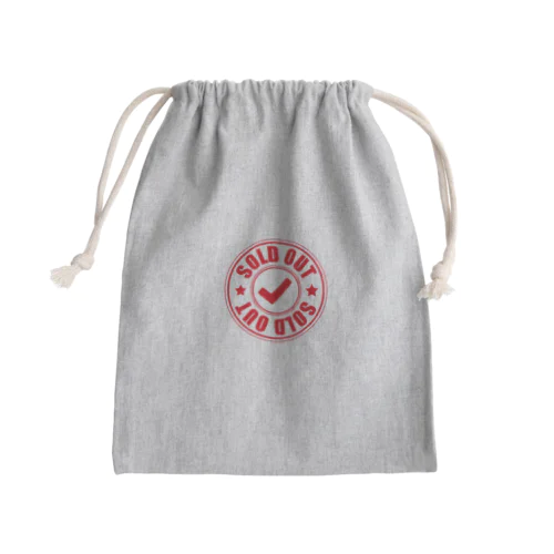 ソールドアウトくん Mini Drawstring Bag