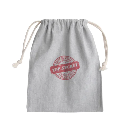 トップシークレットくん Mini Drawstring Bag