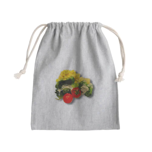 偶然のサラダ Mini Drawstring Bag