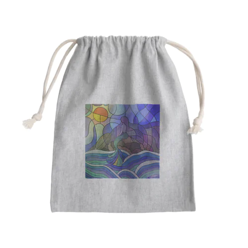 人魚姫 Mini Drawstring Bag