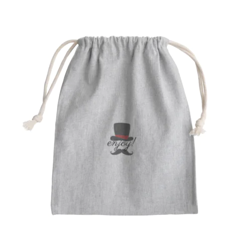 エンジョイジェントルマン Mini Drawstring Bag