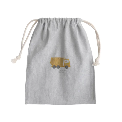 わんちゃん運転手 Mini Drawstring Bag