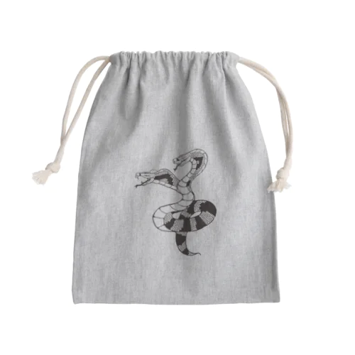 #双頭のコブラ Mini Drawstring Bag