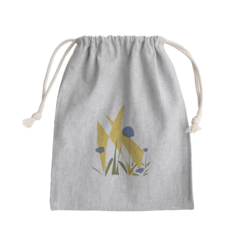 秋の植物 Mini Drawstring Bag