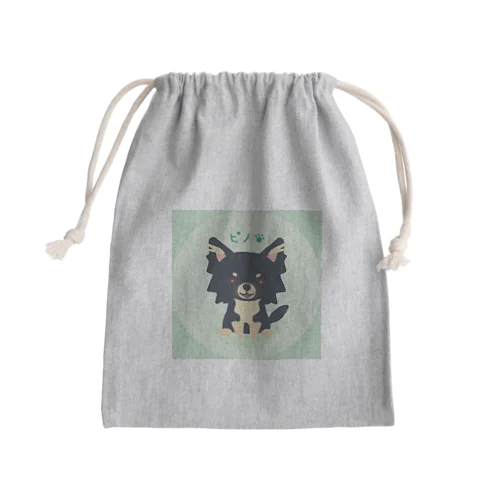 チワワのピノ Mini Drawstring Bag