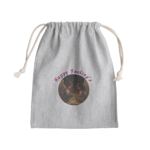 幸せになるアイテム Mini Drawstring Bag