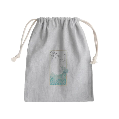 桜の園(River) Mini Drawstring Bag