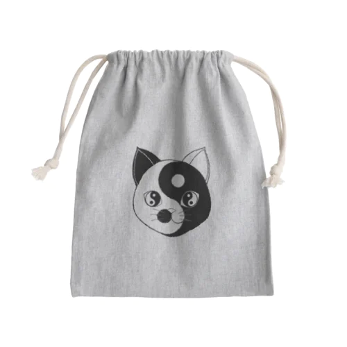 Yin and Nyang Mini Drawstring Bag