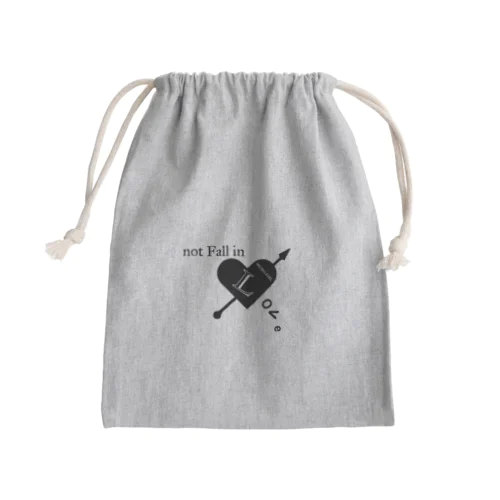 ≠フォールインラブ Mini Drawstring Bag