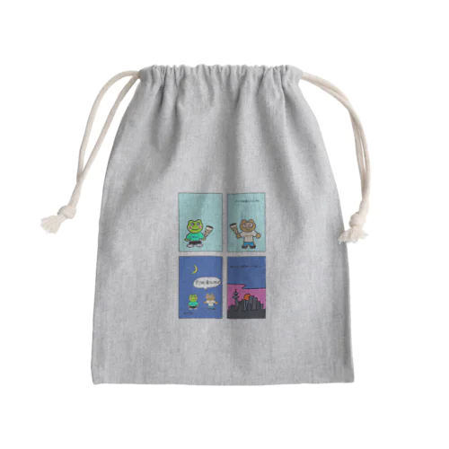 アイスはおいしいね。 Mini Drawstring Bag