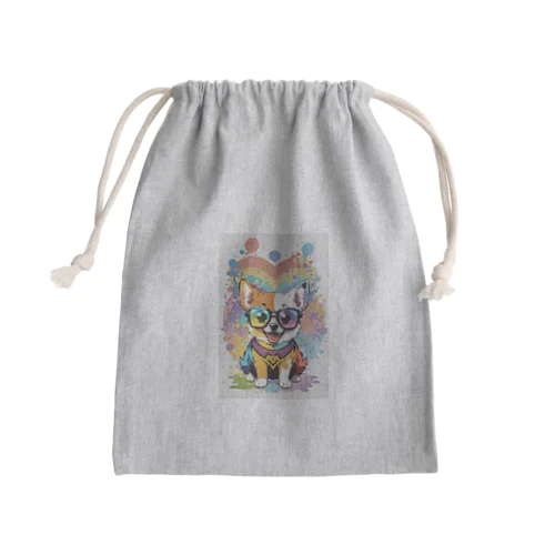 IT犬のちゃきシリーズ Mini Drawstring Bag