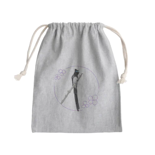 サンコウチョウくん Mini Drawstring Bag