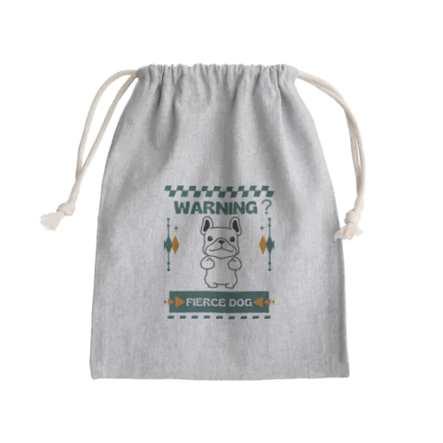 番犬になるかなドッグくん Mini Drawstring Bag