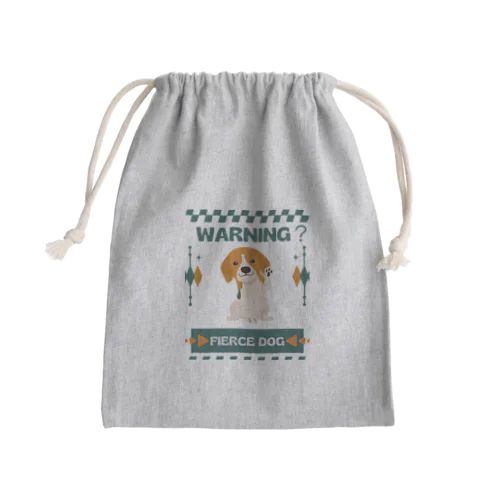 番犬になるかなドッグくん Mini Drawstring Bag