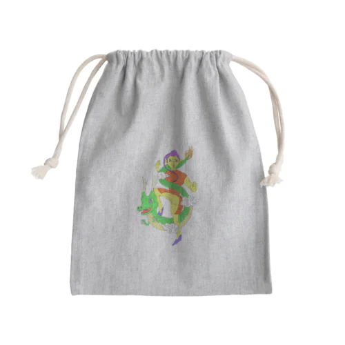 ドラゴンガール Mini Drawstring Bag