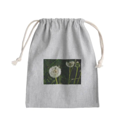 ひっそりと咲くたんぽぽの風景 Mini Drawstring Bag