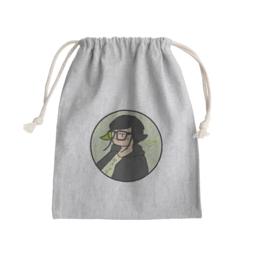 限界ヲタクのアイコン Mini Drawstring Bag