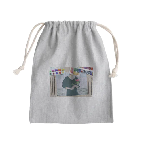 顔を忘れた思い出の中、 Mini Drawstring Bag