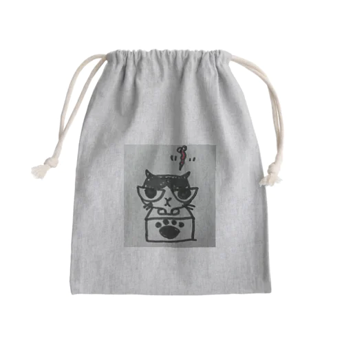 チビちゃん箱入り娘 Mini Drawstring Bag