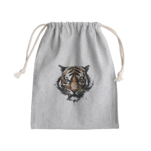 Tiger 01 Mini Drawstring Bag