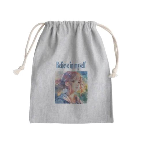 Believe in yourself Mini Drawstring Bag