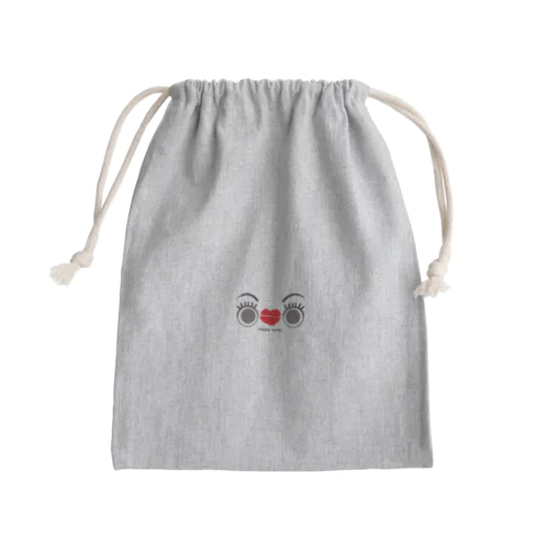 やさ眉　ハッピーマミー Mini Drawstring Bag