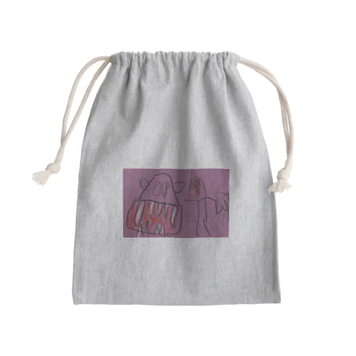 クチデッカくんとヤンチャくん　ハロウィン Mini Drawstring Bag