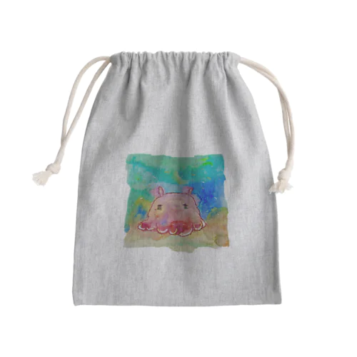 めんだぁこさん Mini Drawstring Bag