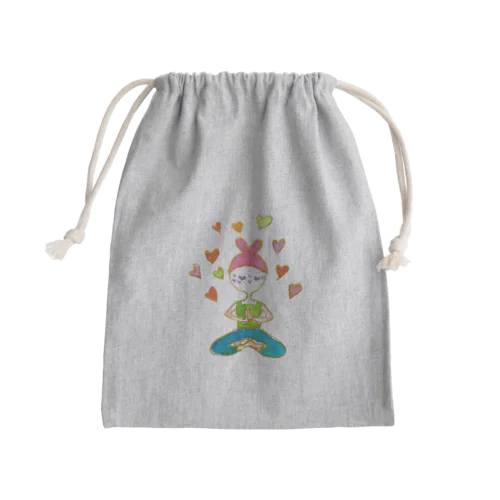 そばかすこちゃん with LOVE Mini Drawstring Bag