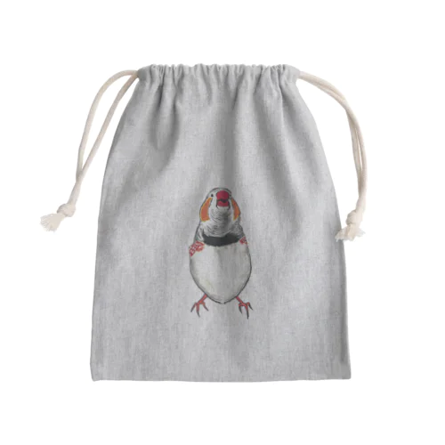 [森図鑑] 和風錦華鳥 Mini Drawstring Bag