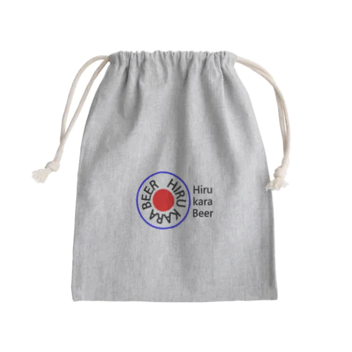 昼からビールくん Mini Drawstring Bag