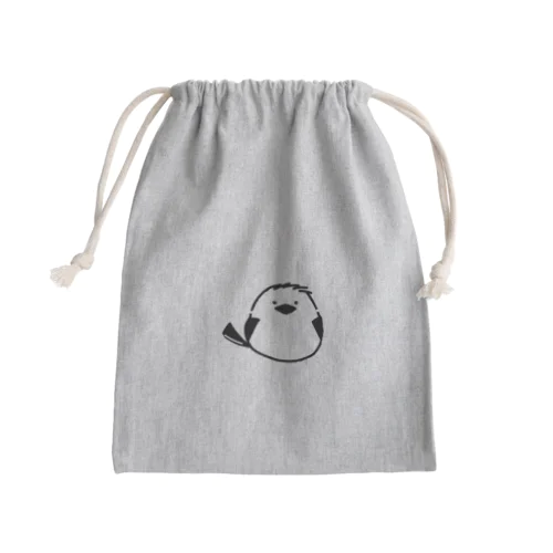 シマエナガくん Mini Drawstring Bag