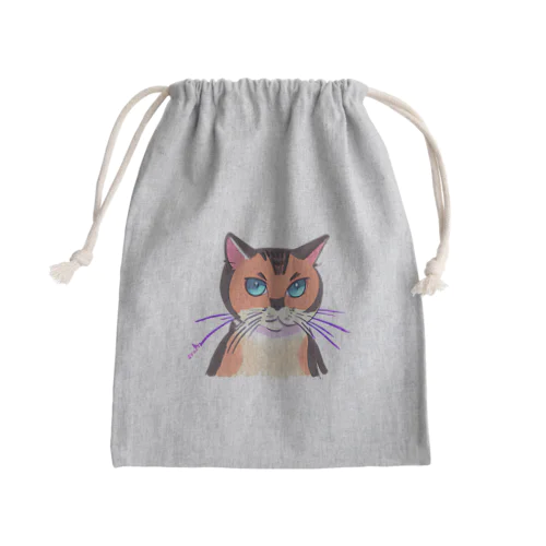 かわいい猫　ティナちゃん Mini Drawstring Bag