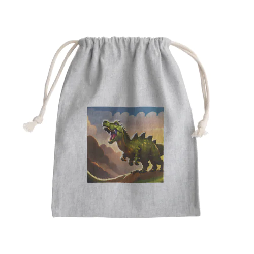 かっこいい恐竜 Mini Drawstring Bag
