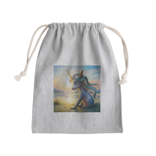 可愛いユニコーン Mini Drawstring Bag