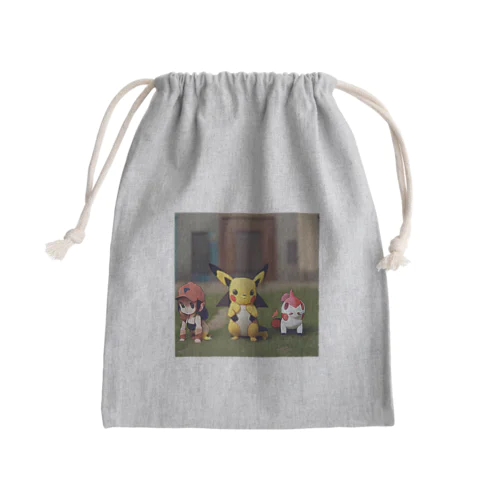 ピカチュウの仲間たち Mini Drawstring Bag