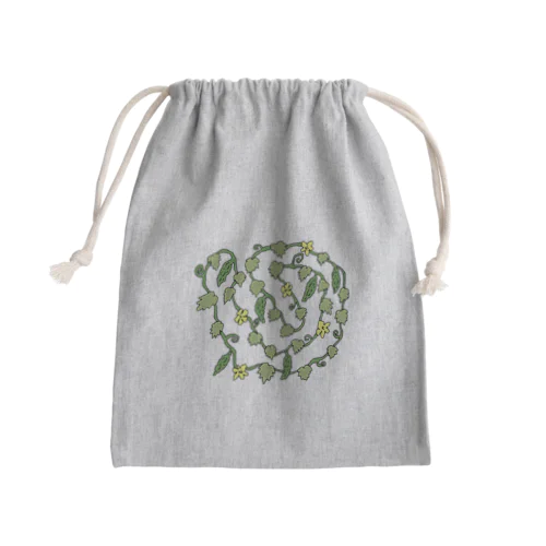 ゴーヤーカーテン Mini Drawstring Bag