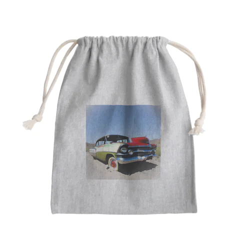 廃車 Mini Drawstring Bag