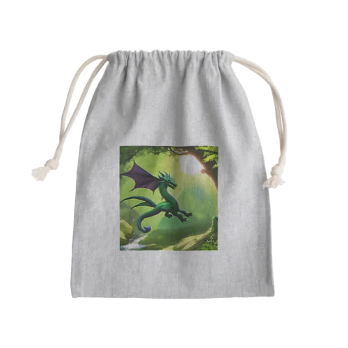 八恩　森の守り神　愛龍　 Mini Drawstring Bag