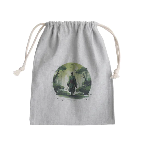 グリーンサムライ Mini Drawstring Bag