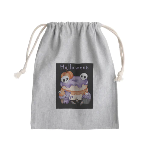 ハロウィンスイーツ Mini Drawstring Bag