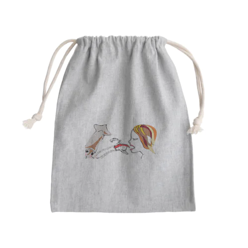 beauty&寿司 Mini Drawstring Bag