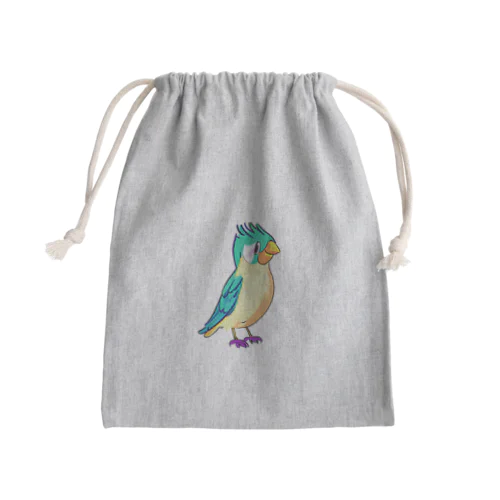 bird Mini Drawstring Bag