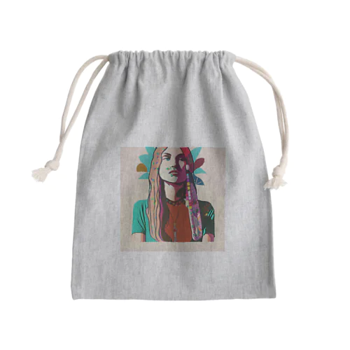 カウンターカルチャー Mini Drawstring Bag