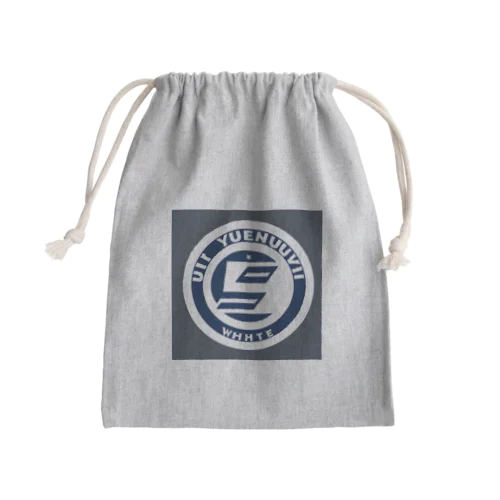 White Eye Mini Drawstring Bag