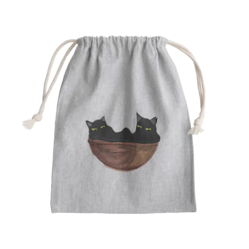 福豆1 Mini Drawstring Bag