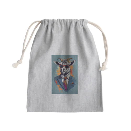 やぎちゃん Mini Drawstring Bag