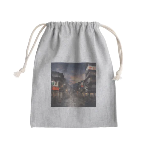 日本の街並み Mini Drawstring Bag