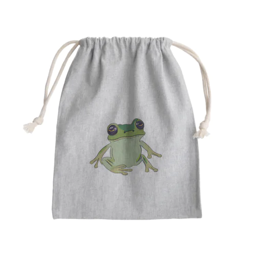 カエルくん Mini Drawstring Bag